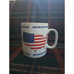 New Jumbo coffee cup mug. America, United We Stand. 1 Quart, 4 Cups, 32 ounces.